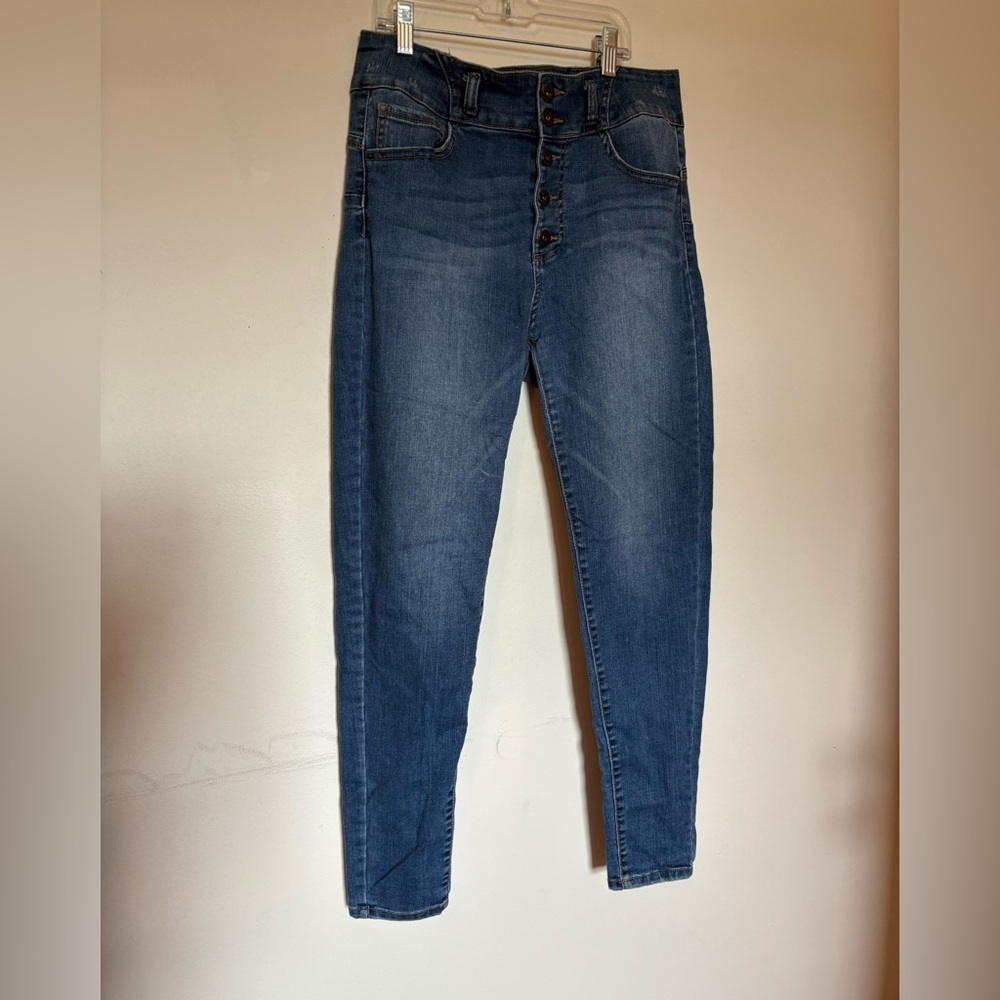 “Butt i Love you” Button up Jeans, butt lifting